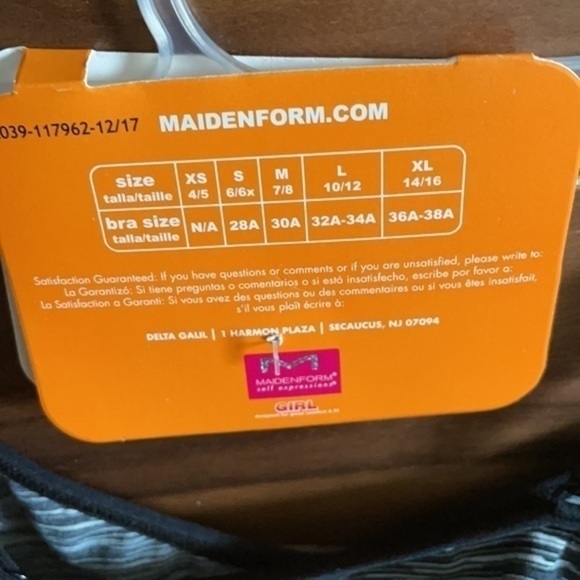 Maidenform self expression Girl bra Sz Large - Picture 3 of 4